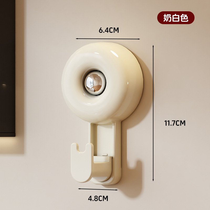 中古风大号吸盘挂钩家用门后免打孔多功能衣帽粘钩厨房收纳神器|undefined