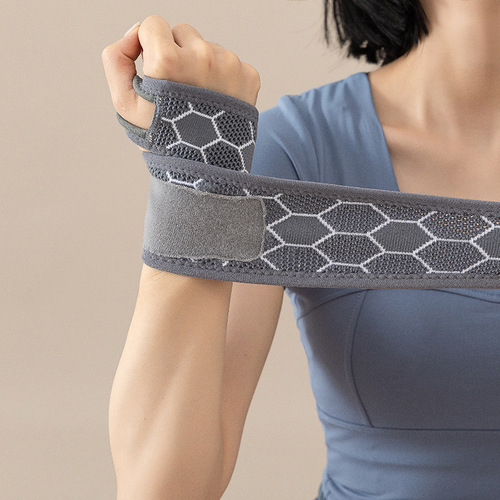 Summer thin sports wrist protector anti-sprain wrist tendon sheath badminton wrist strap wrapped with pressure belt
