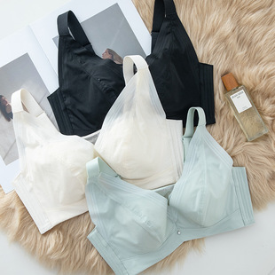 Kangshumei 8325 Underwear Large Chest Shown Small Chest Women's Underwear with Steel Rings and Parammary Gland Latex Bra Ultra-thin Underwear