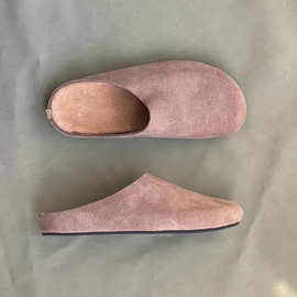 一脚蹬懒人反绒半拖勃肯包头简约一片式女休闲外穿懒惰风包头森系