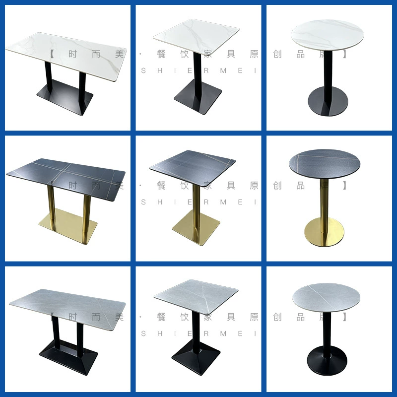 Ресторан Western Restaurant Hot Pot Restaurant Столовая столовая с каменной плитой обеденный стол и стулья комбинация молочного чая закусочная быстрого питания