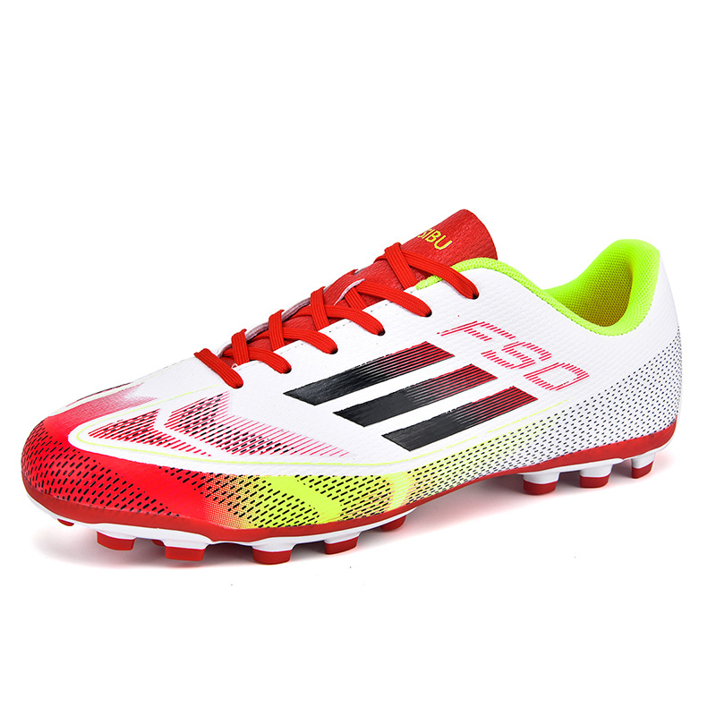 2025 nuevos zapatos de fútbol transfronterizos de clavos largos, zapatos de entrenamiento transpirables para hombres y mujeres, fábrica