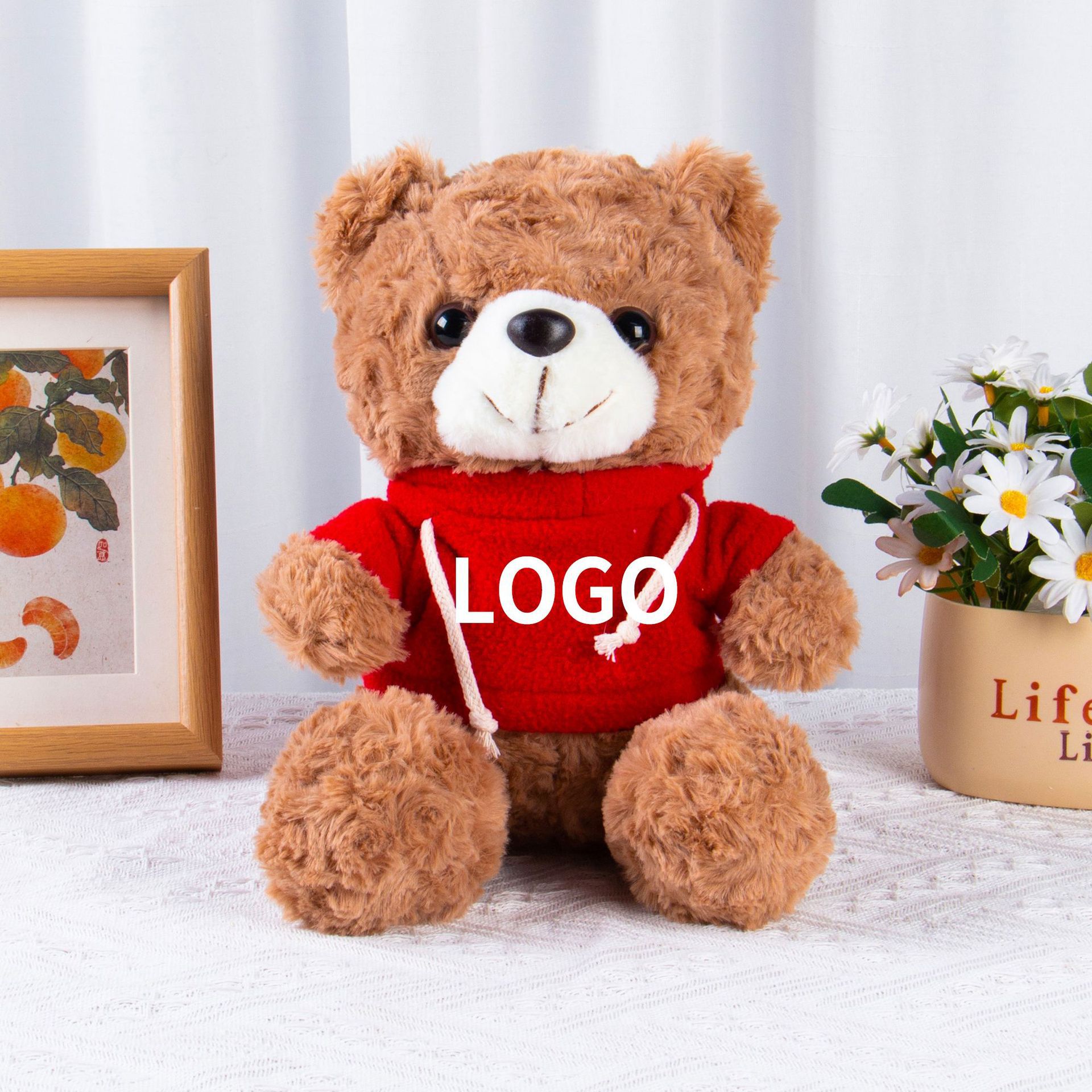 Muñecas de peluche, osos, camisetas, uniformes escolares, suéteres, muñecas para dibujar y imprimir logotipo