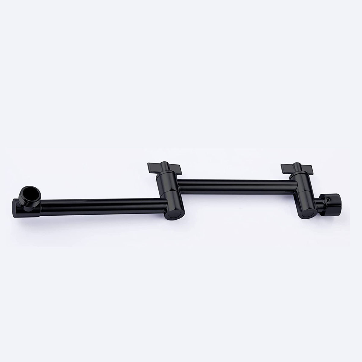 Soporte de extensión de ducha plegable brazo 1/2 conector con tuerca móvil oculta superior spray ducha varilla de extensión al por mayor