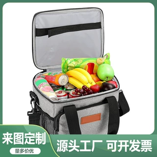 野餐冰包冰袋定制大容量饮料水果冷藏包户外便携手提午餐包批发