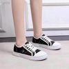 Solid Simple canvas shoes 2021 Spring new pattern biscuit cowhide rubber soft Casual shoes fashion