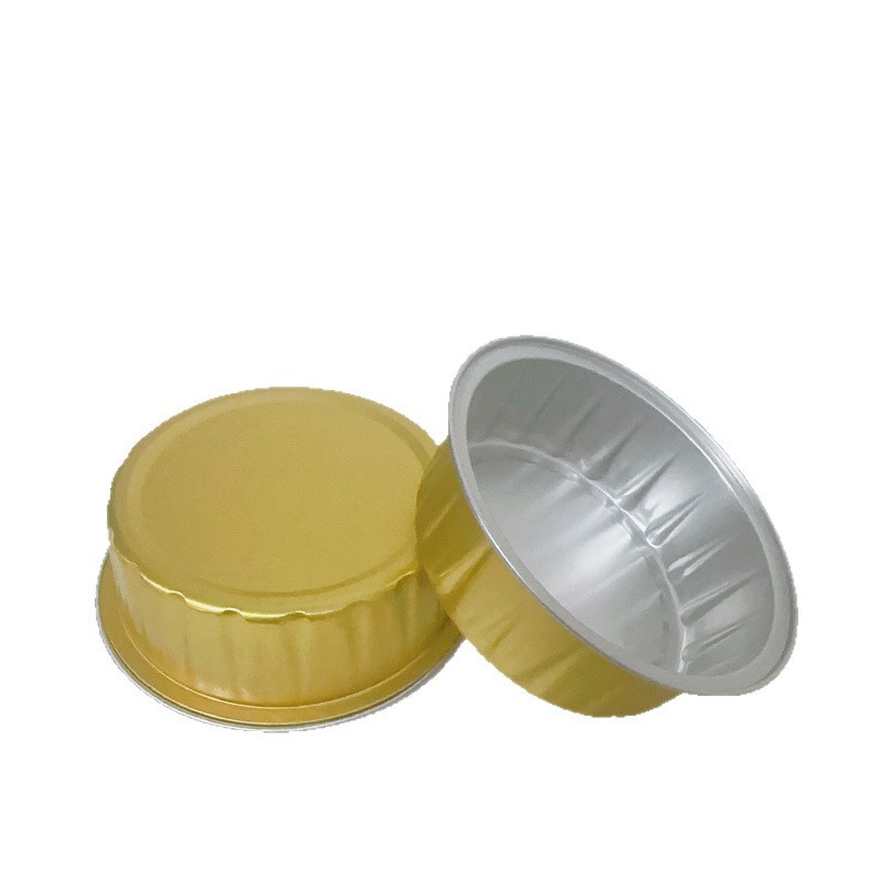 彩色微波炉外卖铝箔锡纸盒铝箔烤杯容器食品级蛋糕工具烤盘容器