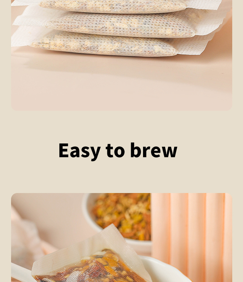 Turmeric Ginger Cinnamon Tea Bags Jiang Huang Sheng Jiang Rou Gui 2g x 10 Cold Brew Herbal Tea preparation
