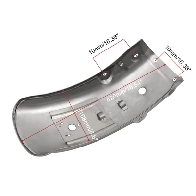Motorcycle General Parts steel rear fender GN125G