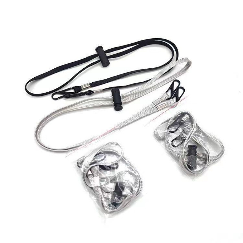 防风绳帽子专用布帽渔夫帽遮阳帽太阳帽防掉松紧带凉帽绳可调节