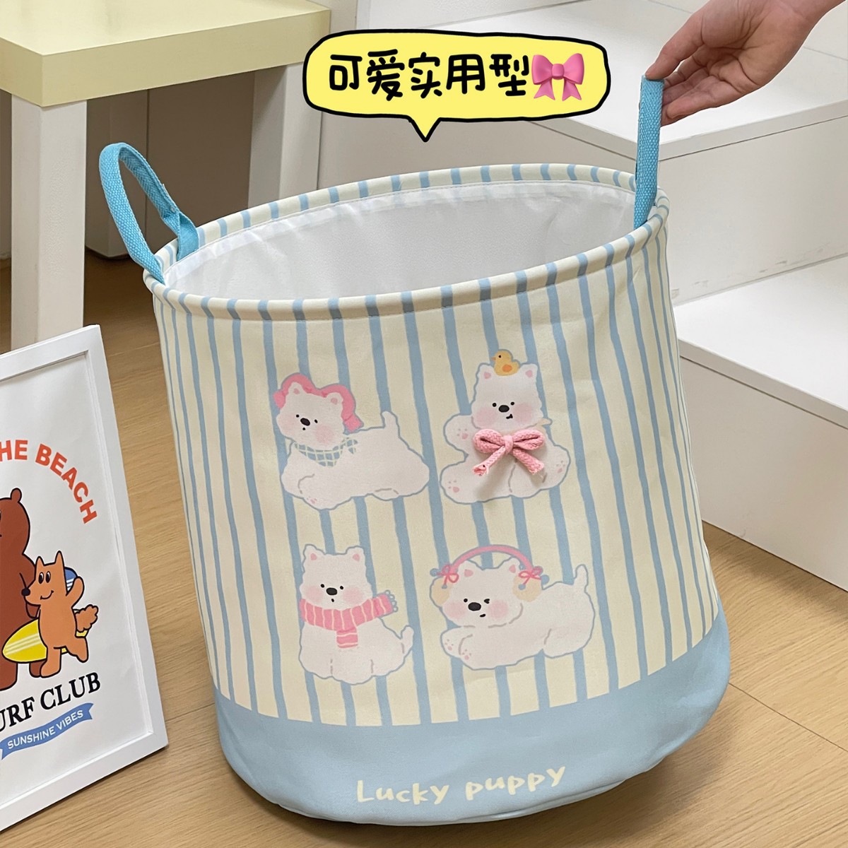 Cesta de ropa sucia para uso doméstico, plegable, de alto valor, grande, canasta de ropa sucia, baño, inodoro, canasta de almacenamiento de ropa sucia