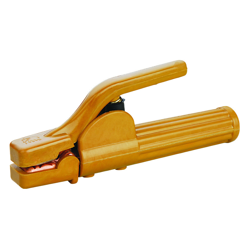 Pinzas de soldadura al por mayor de la fábrica de origen, pinzas de soldadura no calientes, clips de soldadura de diamante negro anticaídas, pinzas de soldadura de grado industrial de 500A. image 13
