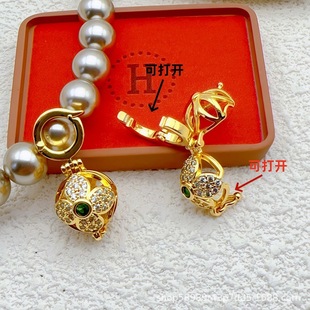 18k����僳�����ɫ�~΢��ʯ����������f�������U��ˮ����diy
