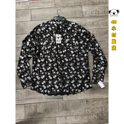 B 20487 Cactus print long sleeve shirt 仙人掌印花长袖衫