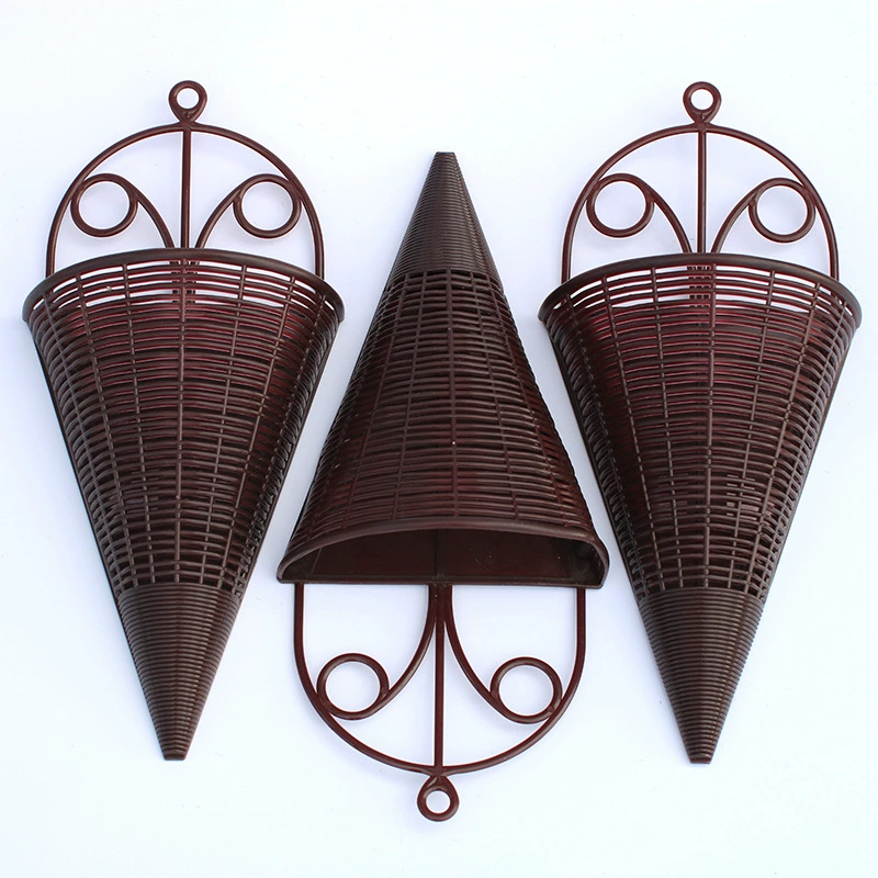 Скандинавский креативный подвесной пластиковый цветочный горшок, настенная подвесная корзина для зеленых растений и суккулентов, декоративная подвесная корзина, подвесной вентилятор.