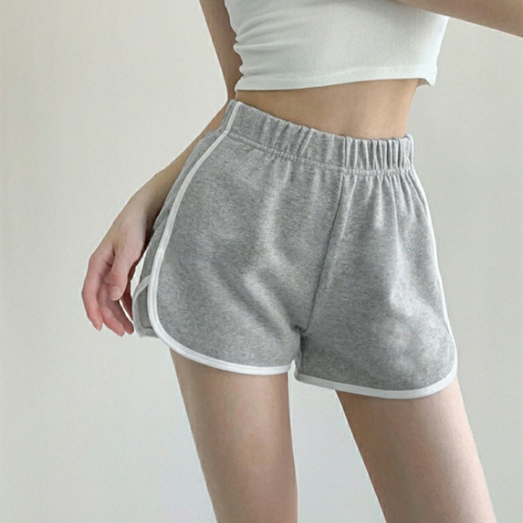 New Sports Shorts Cross-border Foreign Trade Hot Pants Korean Style Summer Thin Home Casual a-word Loose Yoga Shorts