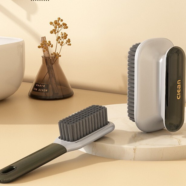 Shoe Brush, Household Laundry Brush, Soft-Bristled Shoe Brush, Shoe Cleaning Brush, Scrubbing Brush for Shoes, Cleaning Without Dead Corners