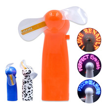 手持led发光闪字小风扇创意广告宣传礼品迷你闪字电风扇可印logo