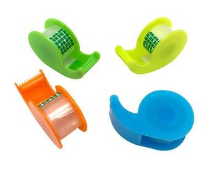 Manufacturers Mini Tape Dispenser Plastic Tape Cutter Multi-Color Selection