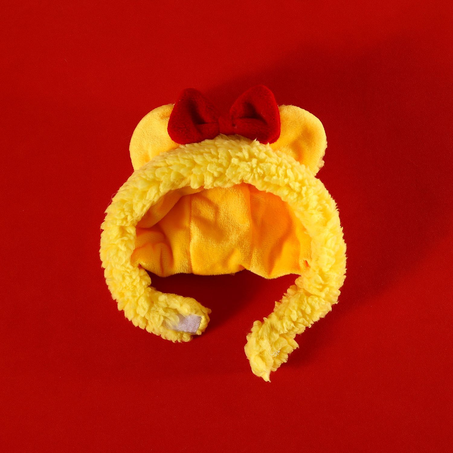 Mascota sombrero de Año Nuevo conejito felpa gato peluche cachorro oso arco dibujos animados princesa caliente