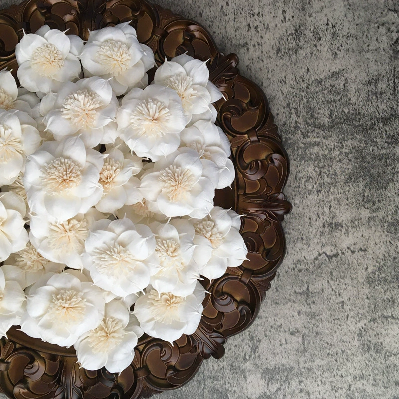 Оптовая продажа | 5cm клематис с травой ручной работы выпускной сезон букет с сушеными цветами можно сочетать с проволокой