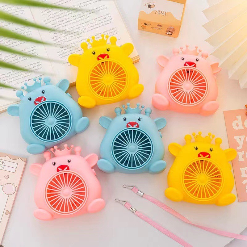usb children student life gift Small wind wholesale Cartoon charge activity Piggy Small wind Fan