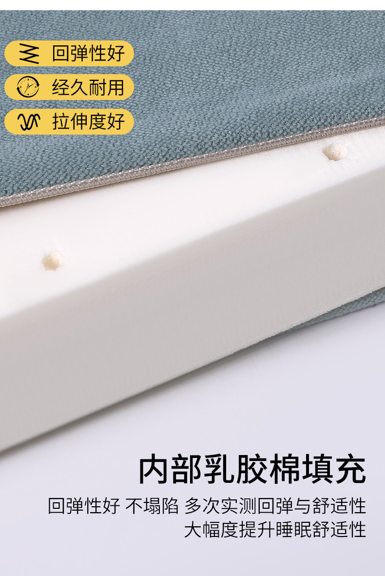 Car trunk inflatable latex mattress, rear seat sleeping pad, SUV long-distance self-driving sleeping tool