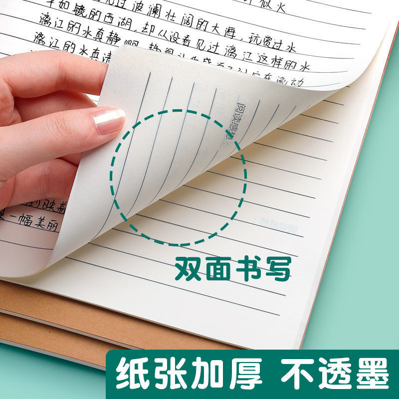 Cuaderno de lectura, buenas palabras, buenas oraciones, extractos, libro de registro de lectura, tarjeta de estudiante de escuela primaria, acumulado durante un largo período de tiempo, Segundo grado especial