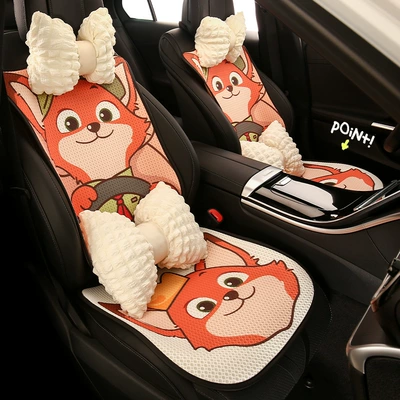 Seat cushion, seat cover, Girls Cute Car Cushion Four