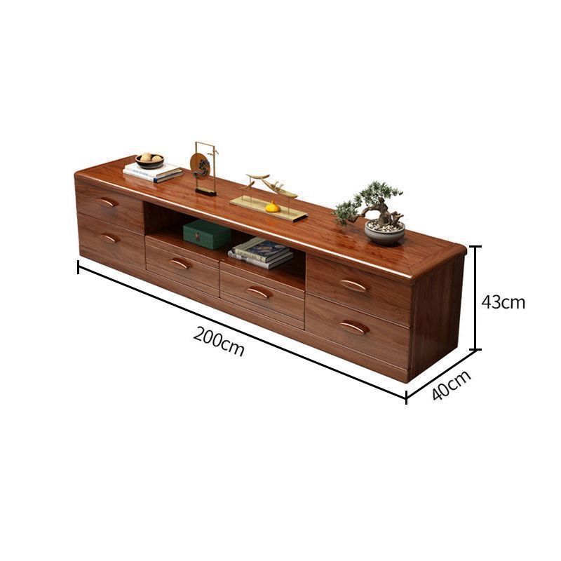 2m 월넛 6단 서랍형 TV장 [점장 추천]