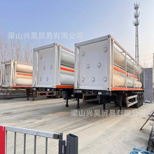 CNG压缩天然气运输车  前回转半径1600mm  钢瓶数量12支