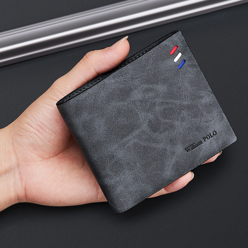 King Paul Men's Wallet Genuine Leather genuine goods Soft Card Bag Men's Cowhide Multi-Card High-Level Wallet Men's Simple King Paul Men's Wallet Genuine Leather genuine goods Soft Card Bag Men's Cowhide Multi-Card High-Level Wallet Men's Simple