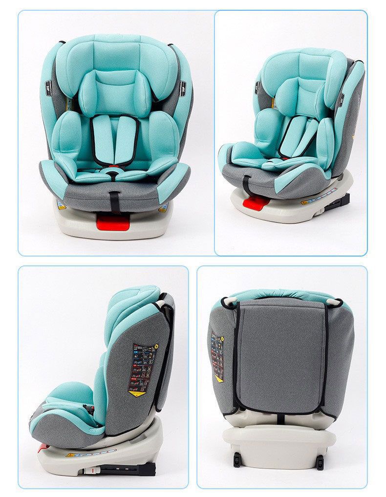 Child safety seat 0-2-4-6-12 years old car with 360 degree rotation baby car can sit and lie down