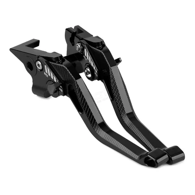 5D two-finger labor-saving Motorcycle Handle Cover - black