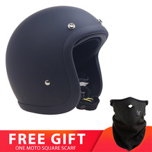 BLD跨境供应电动车摩托车头盔轻量化头盔男女通用复古巡航头盔