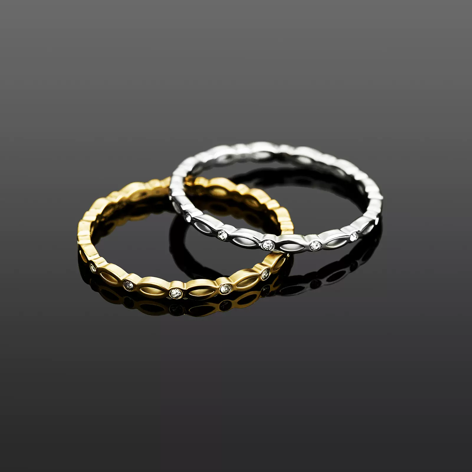 女士戒指饰品ins风钛钢戒指镂空设计戒指女小众女款不掉色高级感