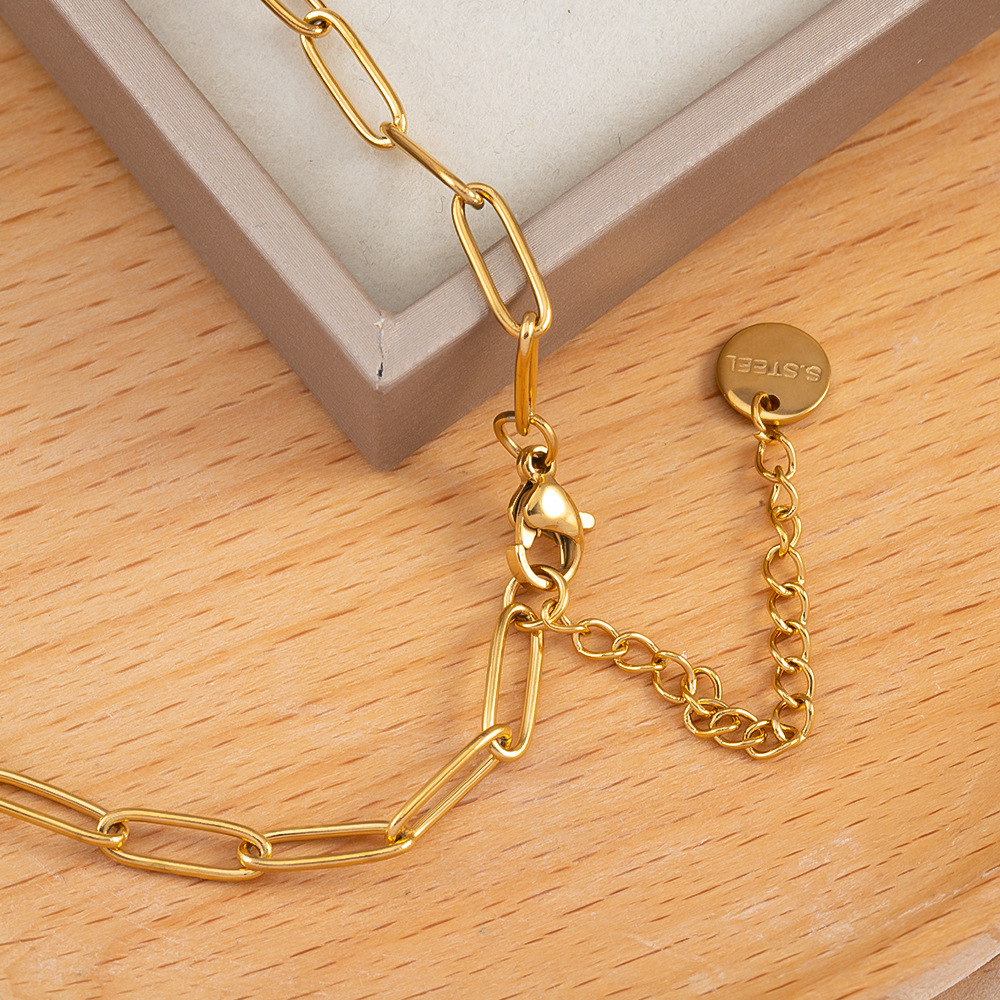 10g Weight Chain Jewelry Making Type 450-510mm Jewelry Making Size DIY Jewelry Accessories Classification 1 PCS/Package Quantity 304 Stainless Steel Material Geometric Pattern Polished Finish Plating Design Simple Style Style 1 PCS/Package 304 Stainless Steel Polished 450-510mm Jewelry Accessories Chain