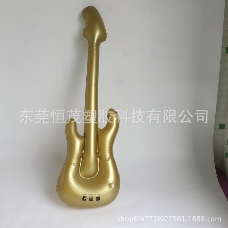 东莞厂家批发儿童充气玩具吉他模型 儿童充气乐器环保PVC定做