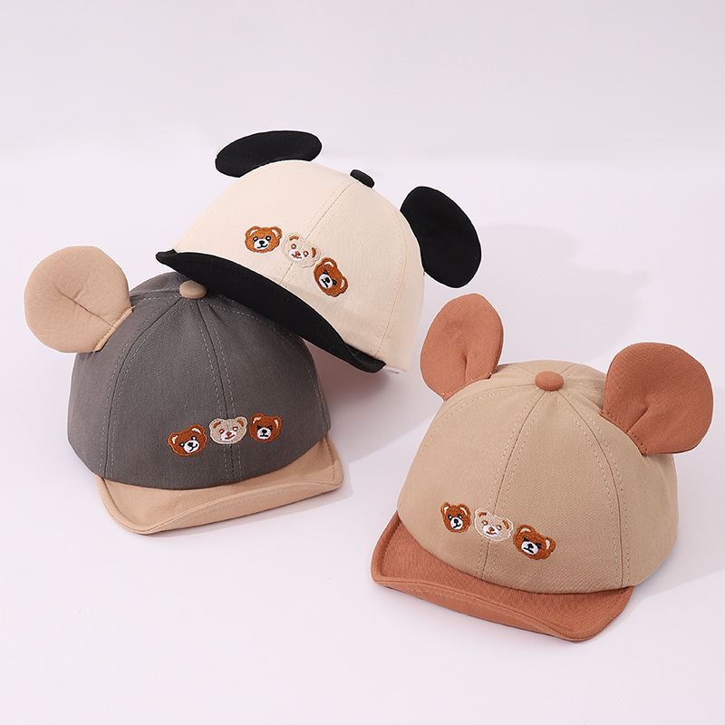 Gorra de Béisbol para Bebé 6-12 Meses de Algodón con Protección Solar image 1