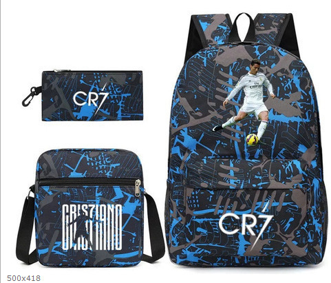 Mochila de tres piezas, mochila para hombres y mujeres, mochila a prueba de salpicaduras [una también es precio al por mayor] mochila de espalda protectora