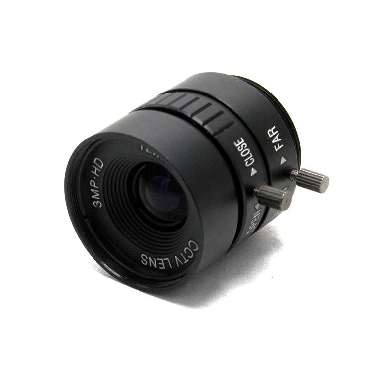 자동 이미지 분석을위한 12MM 고정 초점 CS 산업용 카메라 렌즈 1/2