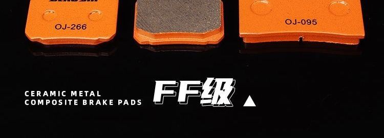 Brake pads, crab skin, large butterfly brake pads, radiation-resistant abalone, wear-resistant aircraft copper pads, high-temperature resistant, extra-large European sound