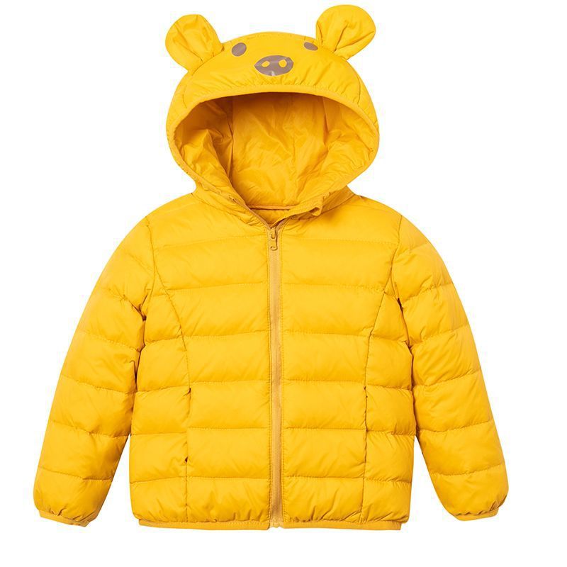 Children's winter short keep warm velvet down jacket for boys