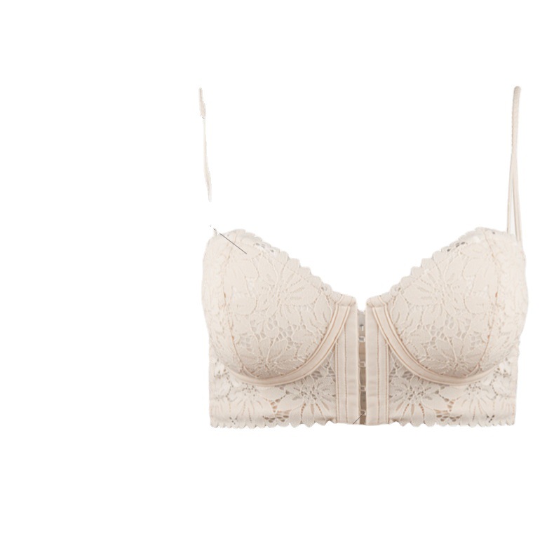 Venta caliente de ropa interior física de las mujeres pequeño pecho push-up pecho colección anti-flacidez hebilla frontal ajustable belleza inalámbrica sujetador trasero