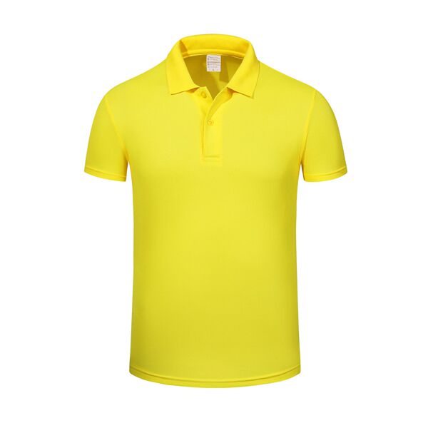 Solid color breathable classic polo for work