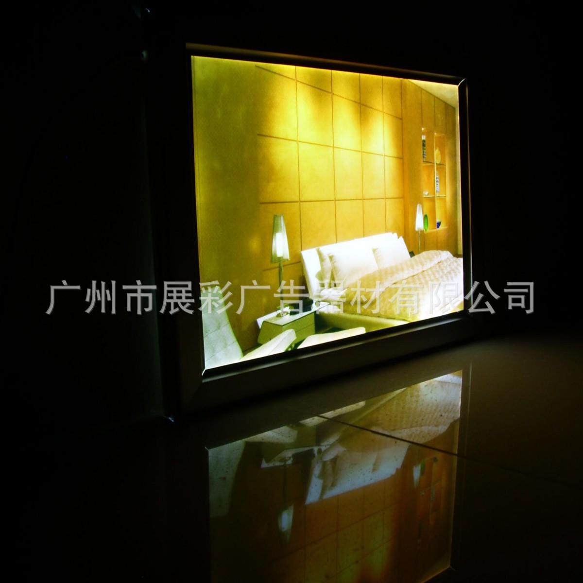 铝合金四面开启广告灯箱磁吸式灯箱发光超薄广告牌室内传媒led灯