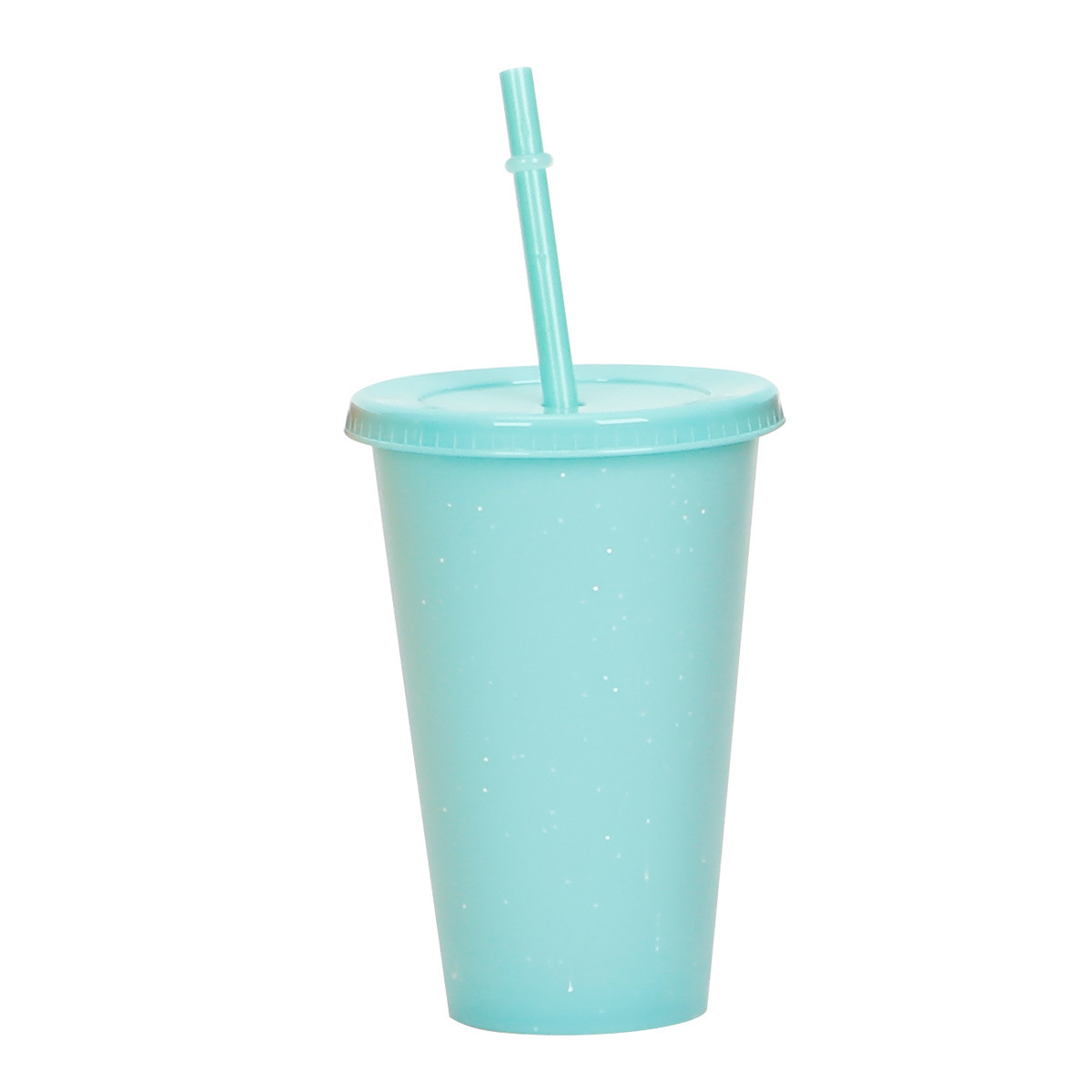 20011 fábrica directa 480ML paja creativo plástico brillo taza fiesta cena paja taza