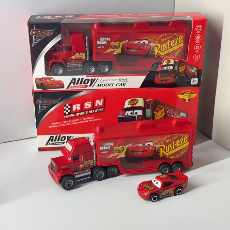Cars 3 Lightning McQueen Racing Car Children's Toy Sliding Alloy Car Black Storm 2 Toy Car Boy's Gift