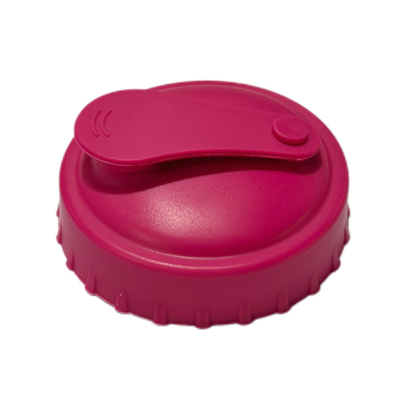 라운드 버튼 스타일 로즈 레드