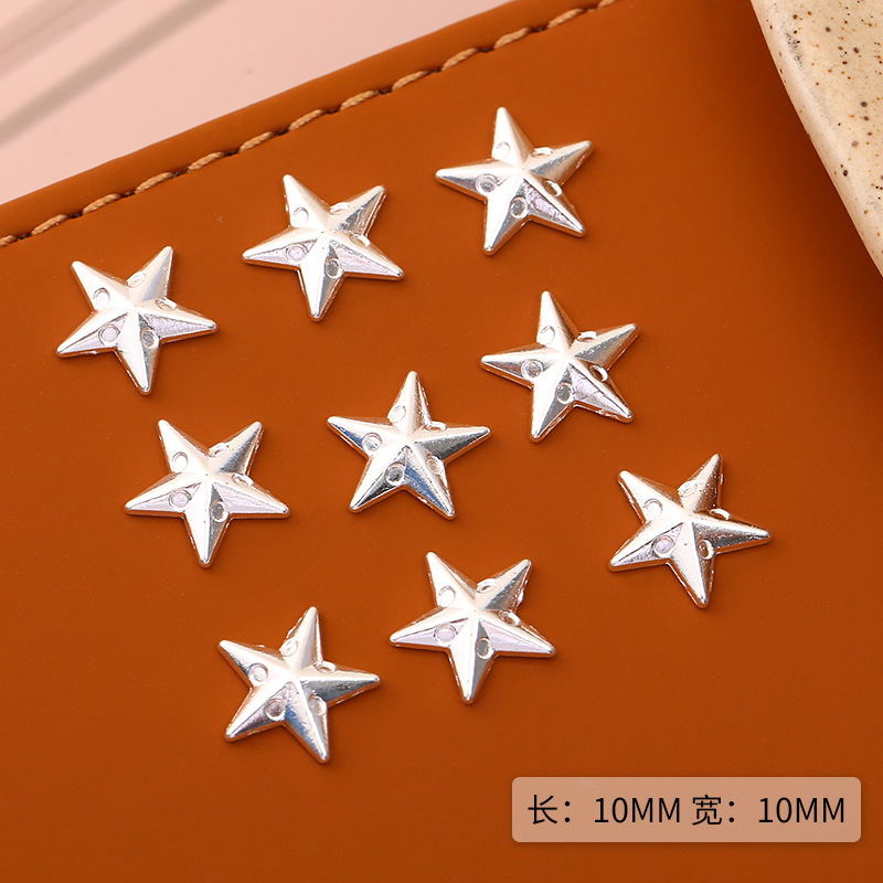 Cruz planetaria aleación de amor joyas de manicura Saturno uñas para usar accesorios de metal DIY